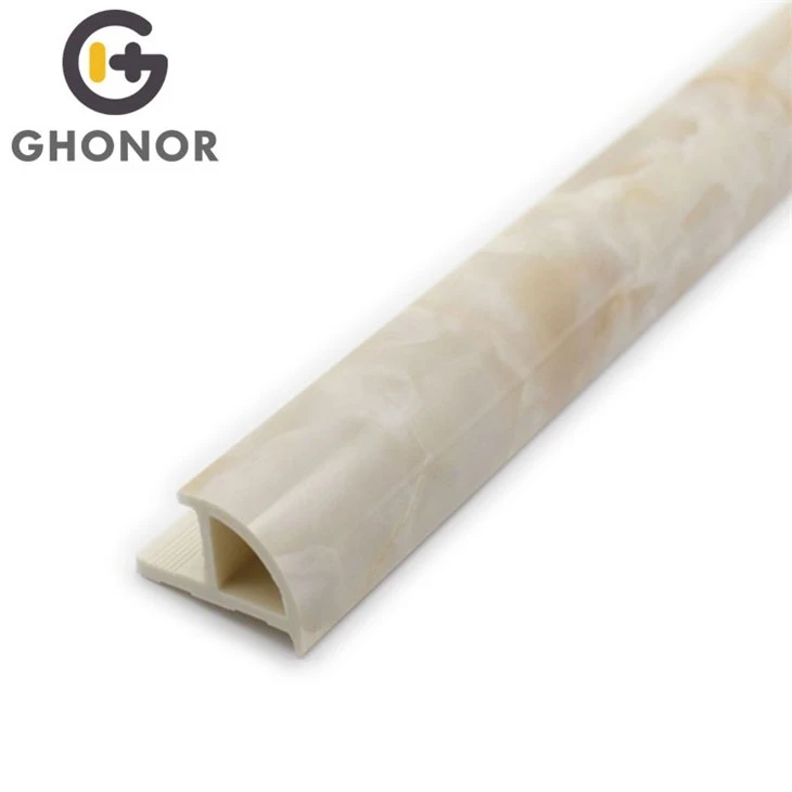 tile trim white plastic
