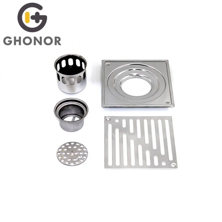 kitchen square floor drain